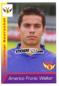 Sticker Americo Fronio Walker - Football Belgium 2002-2003 - Panini