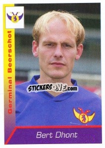 Sticker Bert Dhont - Football Belgium 2002-2003 - Panini
