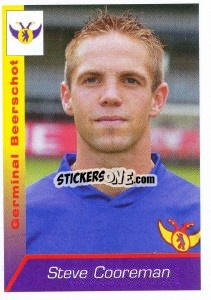 Sticker Steve Cooreman - Football Belgium 2002-2003 - Panini