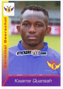 Sticker Kwame Quansah - Football Belgium 2002-2003 - Panini