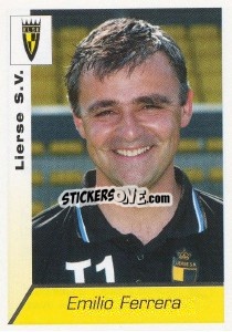 Sticker Emilio Ferrera - Football Belgium 2002-2003 n. 175 - Panini