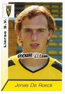 Sticker Jones De Roeck - Football Belgium 2002-2003 - Panini