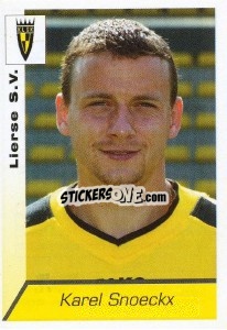 Sticker Karel Snoeckx - Football Belgium 2002-2003 - Panini