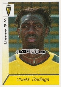 Sticker Cheikh Gadiaga - Football Belgium 2002-2003 n. 186 - Panini