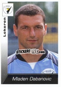 Sticker Mladen Dabanovic - Football Belgium 2002-2003 n. 195 - Panini