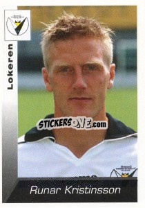 Figurina Runar Kristinsson - Football Belgium 2002-2003 - Panini