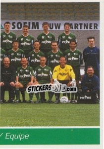 Sticker Equipe - Football Belgium 2002-2003 - Panini