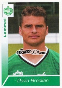 Sticker David Brocken - Football Belgium 2002-2003 - Panini