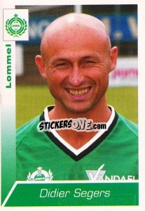 Figurina Didier Segers - Football Belgium 2002-2003 - Panini