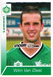 Sticker Wim Van Diest - Football Belgium 2002-2003 - Panini