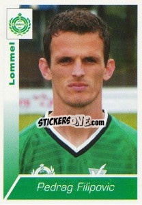 Sticker Pedrag Filipovic - Football Belgium 2002-2003 n. 222 - Panini