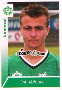 Sticker Vit Valenta - Football Belgium 2002-2003 n. 225 - Panini