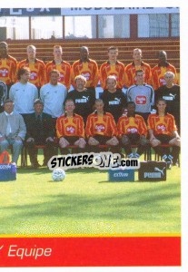 Figurina Equipe - Football Belgium 2002-2003 - Panini