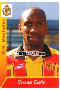 Cromo Drissa Diallo - Football Belgium 2002-2003 - Panini