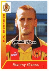 Figurina Sammy Greven - Football Belgium 2002-2003 n. 237 - Panini