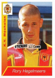 Sticker Rory Hegelmeers - Football Belgium 2002-2003 - Panini