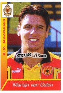 Sticker Martijn van Galen - Football Belgium 2002-2003 - Panini