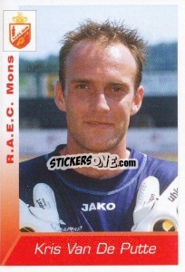 Sticker Kris van de Putte - Football Belgium 2002-2003 - Panini