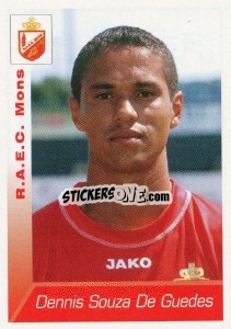 Sticker Dennis Souza De Guedes - Football Belgium 2002-2003 - Panini