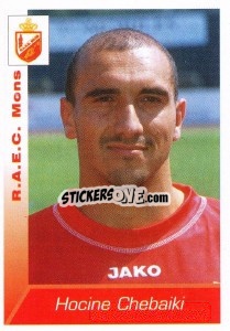 Sticker Hocine Chebaiki - Football Belgium 2002-2003 - Panini