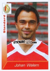 Figurina Johan Walem - Football Belgium 2002-2003 - Panini