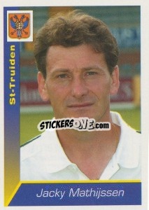 Sticker Jacky Mathijssen - Football Belgium 2002-2003 - Panini