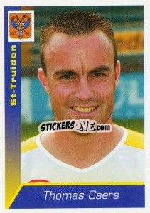 Sticker Thomas Caers - Football Belgium 2002-2003 - Panini