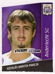 Cromo Nicolas Martin Pareja - Football Belgium 2006-2007 n. 5 - Panini