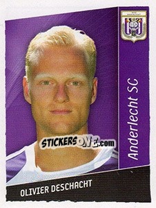 Sticker Olivier Deschacht - Football Belgium 2006-2007 n. 9 - Panini