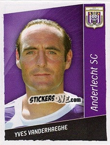 Sticker Yves VanderHaeghe - Football Belgium 2006-2007 - Panini