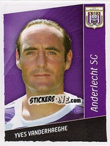 Sticker Yves VanderHaeghe - Football Belgium 2006-2007 n. 10 - Panini