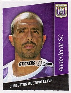 Sticker Christian Gustavo Leiva - Football Belgium 2006-2007 - Panini