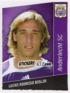 Sticker Lucas Rodrigo Biglia - Football Belgium 2006-2007 - Panini