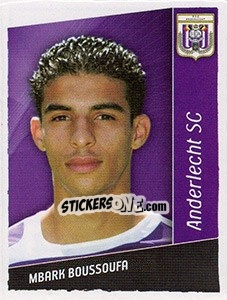 Sticker Mbark Boussoufa - Football Belgium 2006-2007 - Panini