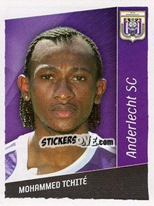 Cromo Mohamed Tchite - Football Belgium 2006-2007 - Panini