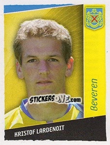 Sticker Kristof Lardenott - Football Belgium 2006-2007 - Panini