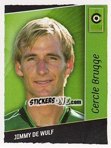 Cromo Jimmy De Wulf - Football Belgium 2006-2007 n. 48 - Panini