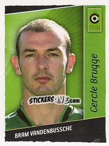 Sticker Bram Vandenbussche - Football Belgium 2006-2007 - Panini