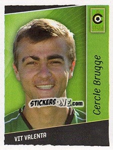 Sticker Vit Valenta - Football Belgium 2006-2007 n. 55 - Panini