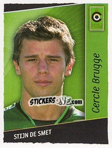 Sticker Stijn De Smet - Football Belgium 2006-2007 n. 60 - Panini