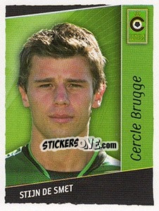 Cromo Stijn De Smet - Football Belgium 2006-2007 - Panini