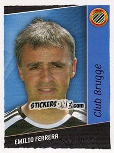 Sticker Emilio Ferrera - Football Belgium 2006-2007 - Panini