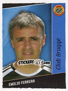Sticker Emilio Ferrera - Football Belgium 2006-2007 n. 65 - Panini