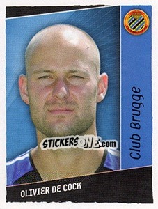 Sticker Olivier De Cock - Football Belgium 2006-2007 - Panini