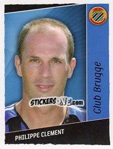 Sticker Philippe Clement - Football Belgium 2006-2007 - Panini