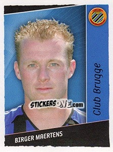 Sticker Birger Maertens - Football Belgium 2006-2007 - Panini