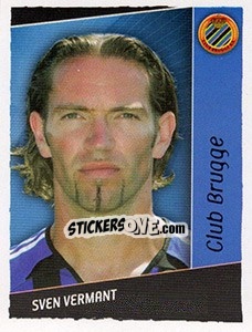 Figurina Sven Vermant - Football Belgium 2006-2007 n. 75 - Panini