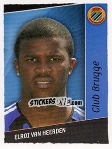 Sticker Elroi Van Heerden - Football Belgium 2006-2007 n. 76 - Panini
