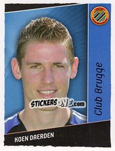 Sticker Koen Daerden - Football Belgium 2006-2007 n. 79 - Panini