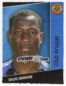 Cromo Salou Ibrahim - Football Belgium 2006-2007 - Panini